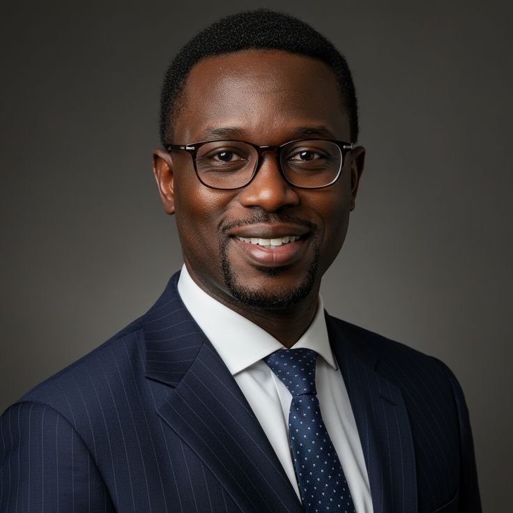 Home male professional headshot east african